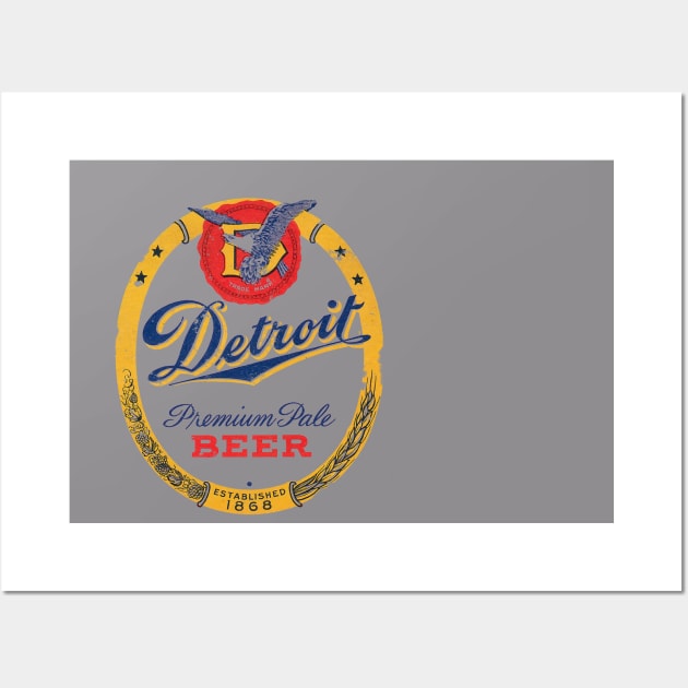 Detroit Beer Wall Art by retrorockit